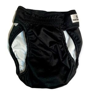 Pet Parents black hook and loop training reusable diaper Sz Large New